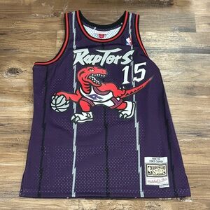 Toronto Raptors Mitchell & Ness Vince Carter Swingman Jersey Size Medium